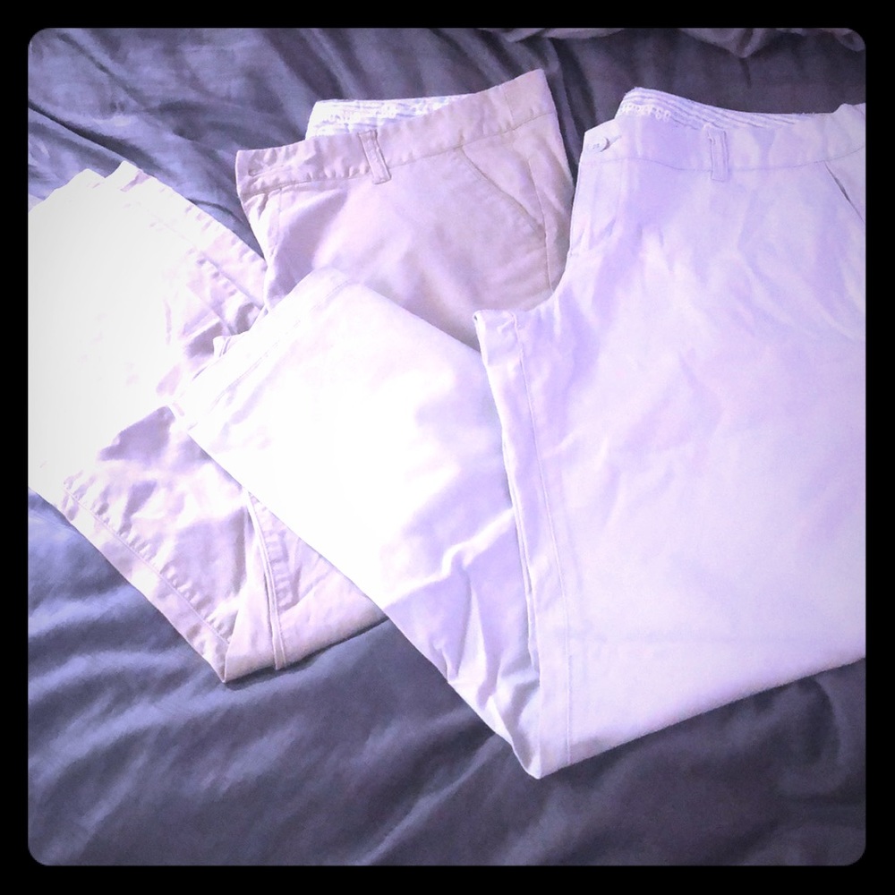 mossimo supply company khakis 2 pairs